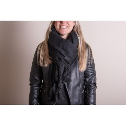 Juleeze Winter Scarf Women 40x200 cm Black