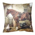 Clayre & Eef Federa per cuscino 45x45 cm Marrone Poliestere Cavallo