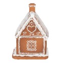 Clayre & Eef Gingerbread house with LED 18 cm Brown Polyresin