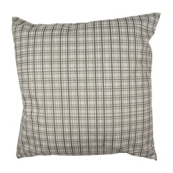 Clayre & Eef Housse de coussin 45x45 cm Beige Vert Polyester Sapins