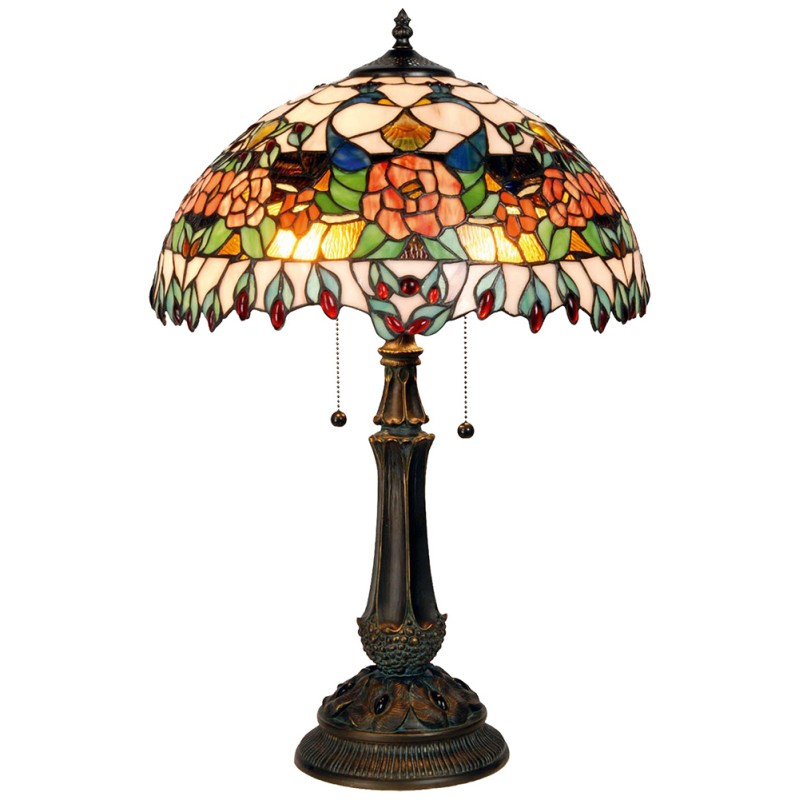 for Tiffanys Lampe chat – Lampe en verre teinté – Veilleuse en