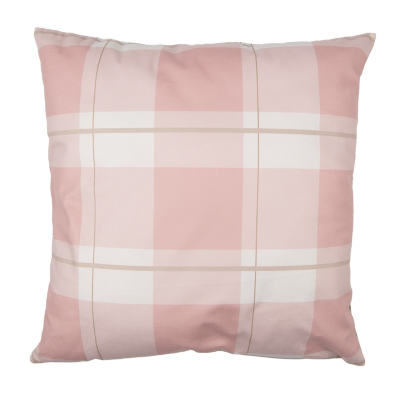 Clayre & Eef Federa per cuscino 45x45 cm Rosa Bianco Poliestere Angelo