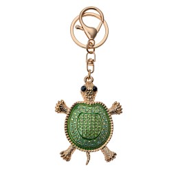 Juleeze Porte-clés Tortue Vert Métal