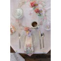 Clayre & Eef Chemin de table 150x250 cm Rose Coton Lapin