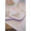 Clayre & Eef Table Runner 150x250 cm Pink Cotton Rabbit