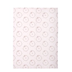 Clayre & Eef Torchon 50x70 cm Rose Coton Lapin