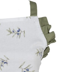 Clayre & Eef Kids' Kitchen Apron 48x56 cm White Cotton Olives