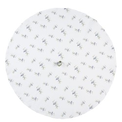 Clayre & Eef Torchon Ø 80 cm Blanc Coton Rond Olives