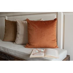 Clayre & Eef Kissenbezug 45x45 cm Orange Polyester