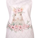 Clayre & Eef Kitchen Apron 70x85 cm Pink Cotton Rabbit