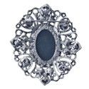 Clayre & Eef Women's Brooch Grey Metal