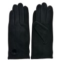 Clayre & Eef Winterhandschuhe 9x24 cm Schwarz Polyester