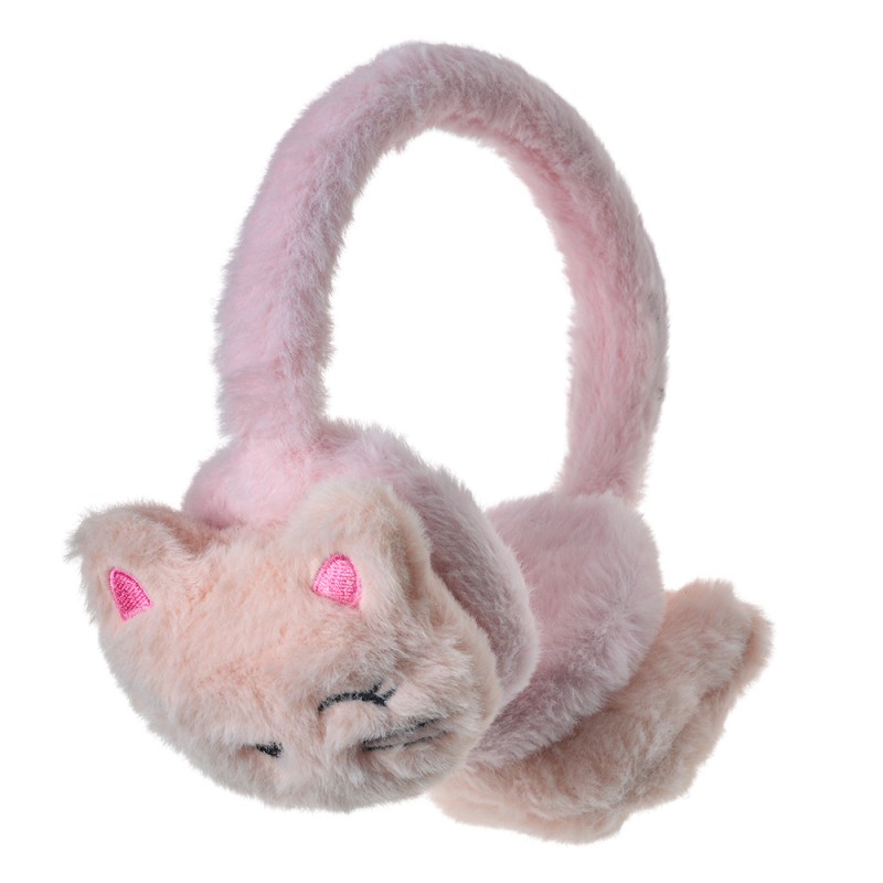 Juleeze Cache-oreilles pour enfants one size Rose Peluche Chat