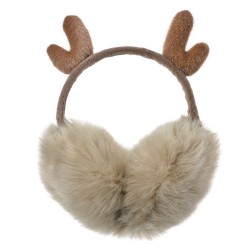 Juleeze Cache-oreilles pour enfants one size Beige Polyester