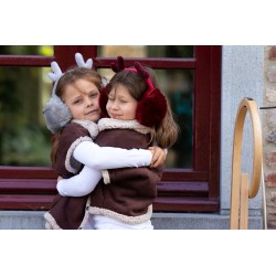 Juleeze Paraorecchie per bambini one size Rosso Poliestere