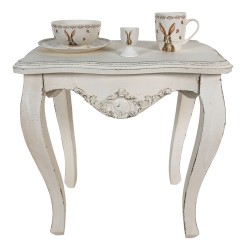 Clayre & Eef Piatto per la colazione Ø 20 cm Beige Marrone  Porcellana Rotondo Coniglio