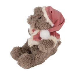 Clayre & Eef Peluche Orso 30 cm Marrone Peluche