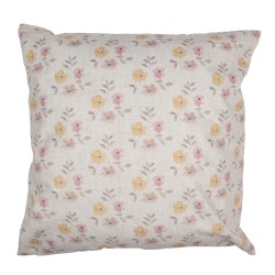 Clayre & Eef Cushion Cover 45x45 cm Beige Polyester Rabbit