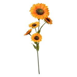 Clayre & Eef Fiore artificiale Girasole 115 cm Giallo Plastica