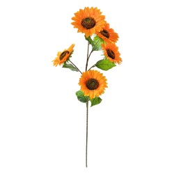 Clayre & Eef Kunstblume Sonnenblume 99 cm Gelb Kunststoff