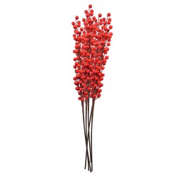 Clayre & Eef Artificial Flower 70 cm Red Plastic