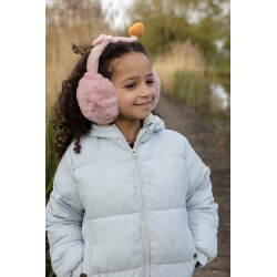 Clayre & Eef Earmuffs for Girls Pink Plush Mushrooms