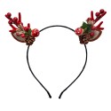 Clayre & Eef Headband Girl Red Plastic Antler