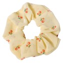 Melady Élastique à cheveux scrunchie Ø 10 cm Jaune Polyester