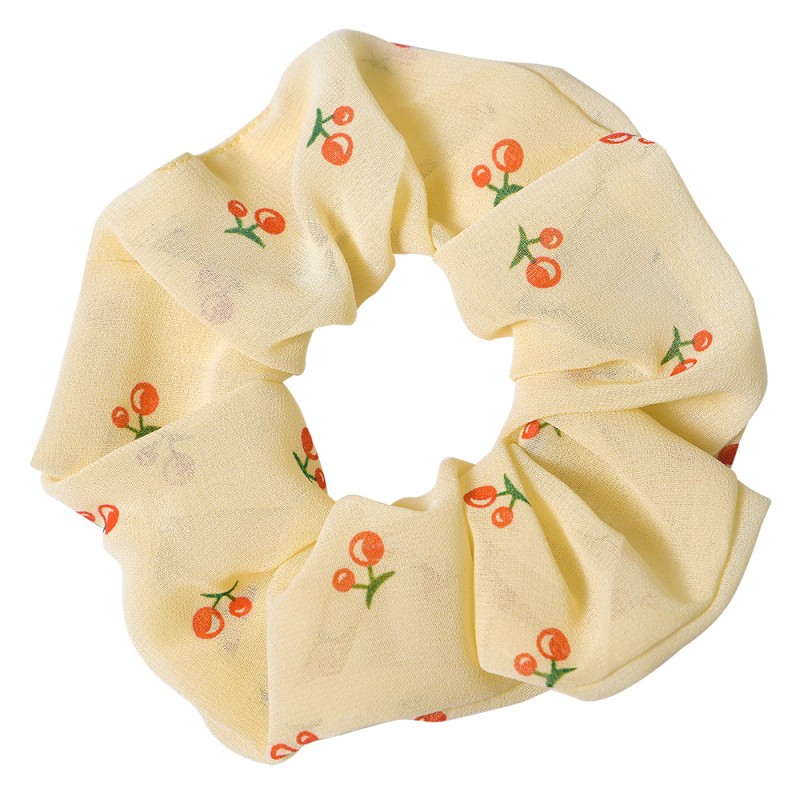 Melady Élastique à cheveux scrunchie Ø 10 cm Jaune Polyester