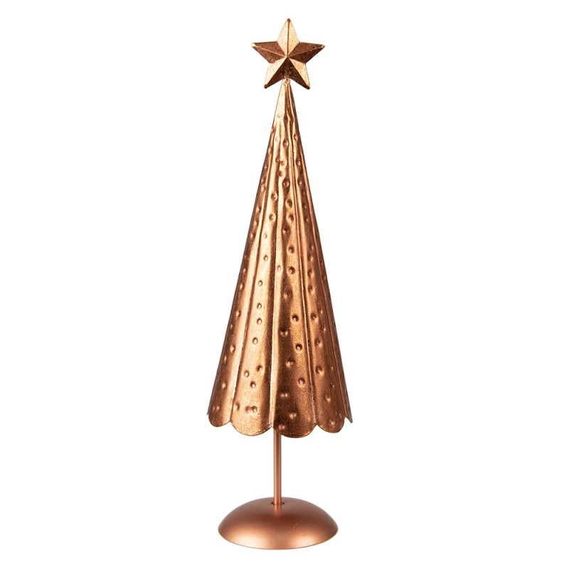 Clayre & Eef Christmas Decoration Christmas Tree 38 cm Copper colored Iron