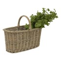 Clayre & Eef Storage Basket 51x22x40 cm Brown Rattan Round