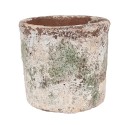 Clayre & Eef Pot de fleurs Ø 13x12 cm Beige Terre cuite
