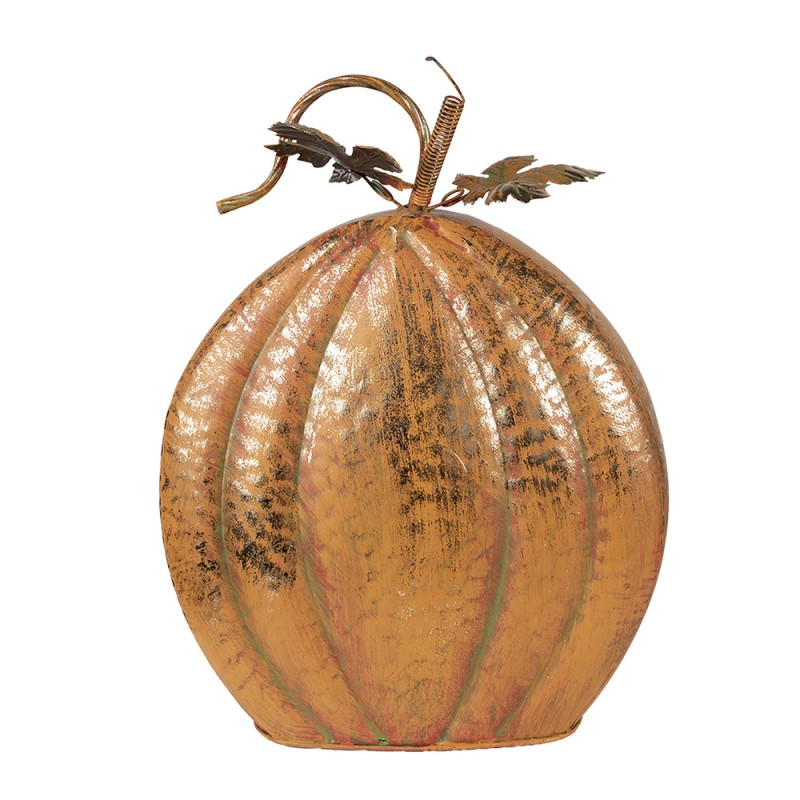 Clayre & Eef Decoration Pumpkin 34x15x42 cm Orange Iron