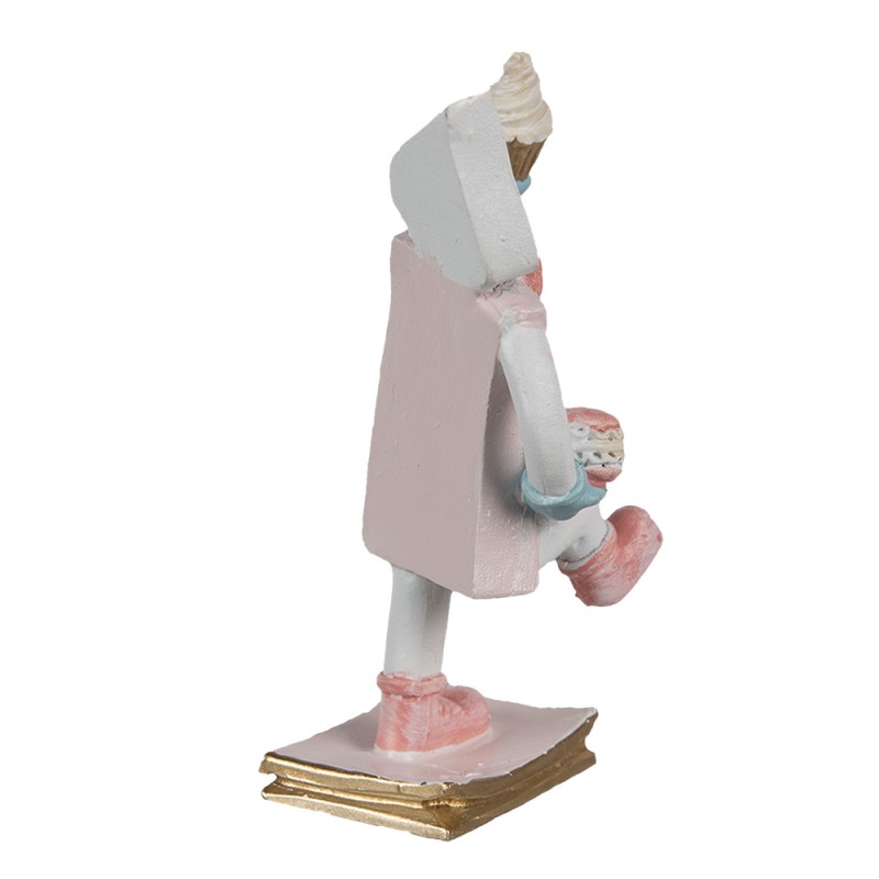 Clayre & Eef Decorative Figurine Little Doll Cupcake 9 cm Pink Plastic