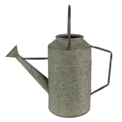 Clayre & Eef Decorative Watering Can 42x17x42 cm Grey Green Metal