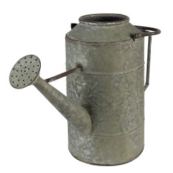 Clayre & Eef Decorative Watering Can 42x17x42 cm Grey Green Metal