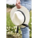 Juleeze Chapeau de femme Maat: 58 cm Beige Paille en papier