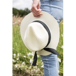 Juleeze Cappello da donna Maat: 58 cm Beige Paglia di carta