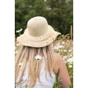 Juleeze Hat Beige Paper straw