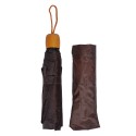 Clayre & Eef Folding Umbrella 56 cm Brown Synthetic