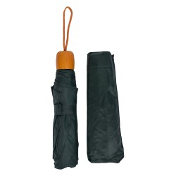 Clayre & Eef Faltbarer Regenschirm 60 cm Grün Synthetisch