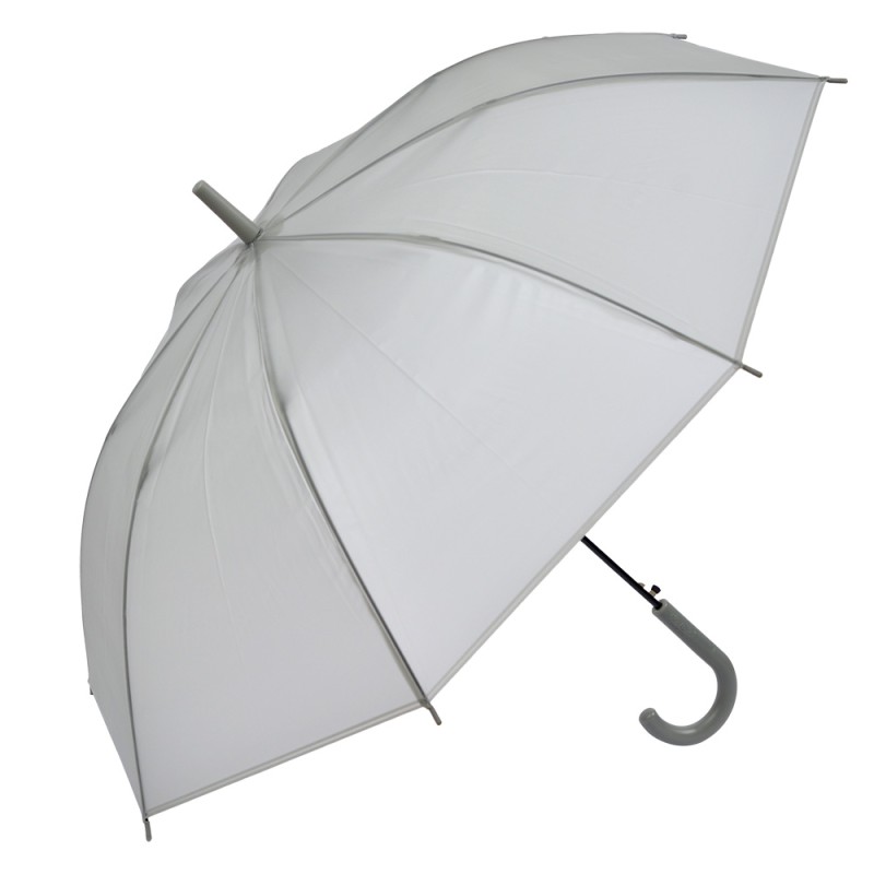 Clayre & Eef Parapluie pour adultes 80 cm Gris Synthétique