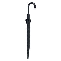 Clayre & Eef Paraplu Volwassenen 56 cm Zilverkleurig Zwart Synthetisch