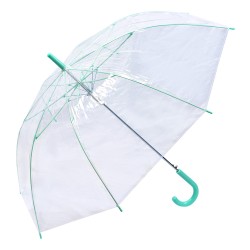 Clayre & Eef Adult Umbrella 58 cm Transparent Plastic