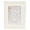 Clayre & Eef Photo Frame 10x15 cm White Plastic Rectangle