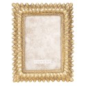 Clayre & Eef Photo Frame 10x15 cm Gold colored Plastic Rectangle