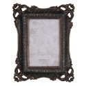 Clayre & Eef Photo Frame 10x15 cm Black Plastic Rectangle