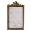 Clayre & Eef Bilderrahmen 10x15 cm Goldfarbig Kunststoff Rechteck