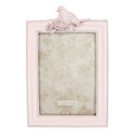 Clayre & Eef Photo Frame 13x18 cm Pink Plastic Rectangle Bird