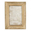 Clayre & Eef Photo Frame 10x15 cm Gold colored Plastic Rectangle